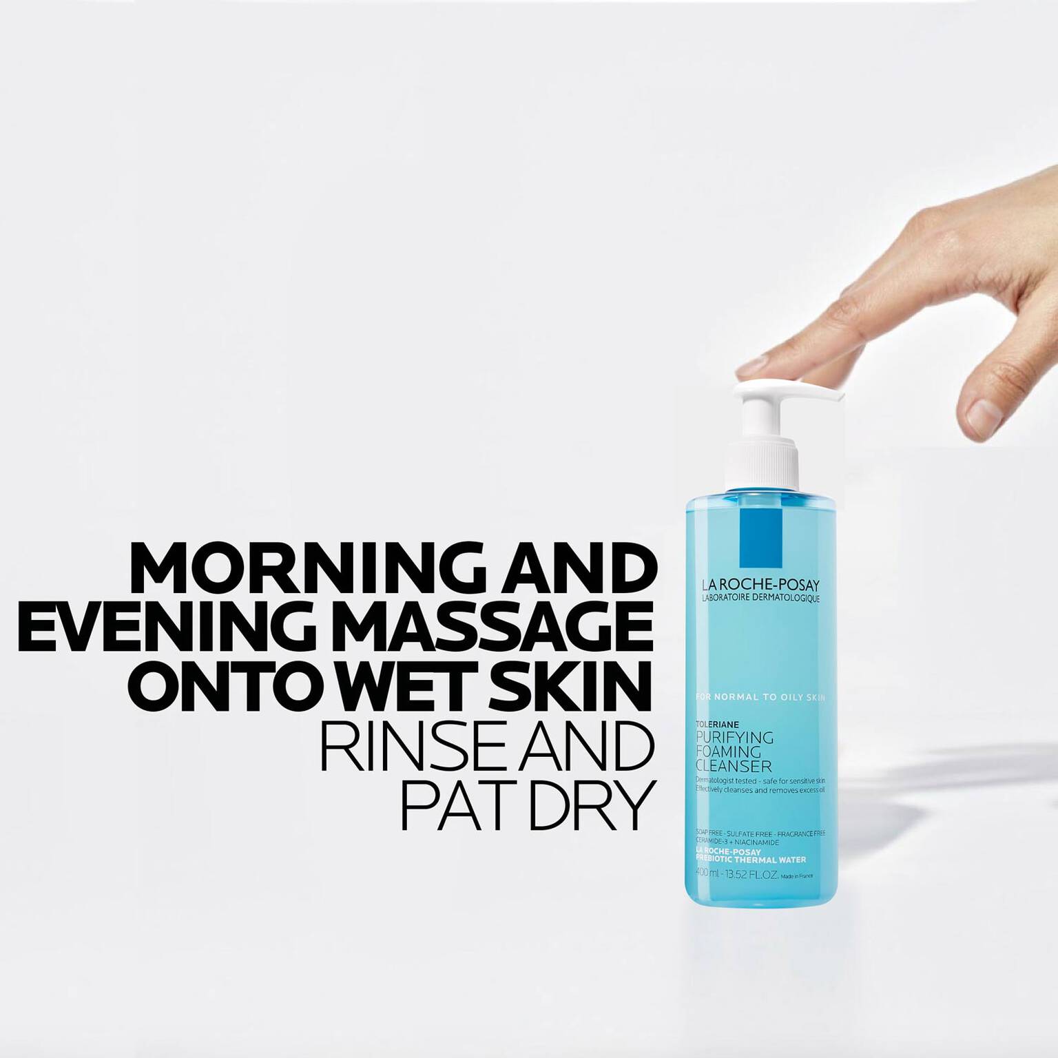 toleriane-purifying-foaming-face-wash-v1 La-Roche-Posay-Face-Cleanser-Toleriane-Purifying-Foaming-Cleanser-400ml-000-3337875545822-howto_REV-1500x1500.jpg